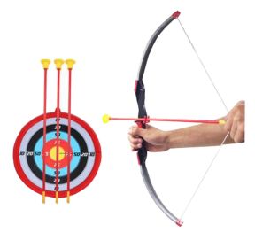Sport Toy Archery Bow And Arrow Set for Kids - Suction Cup Arrows And Target,B