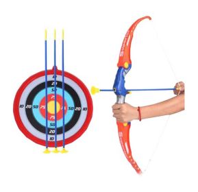 Sport Toy Archery Bow And Arrow Set for Kids - Suction Cup Arrows And Target,C