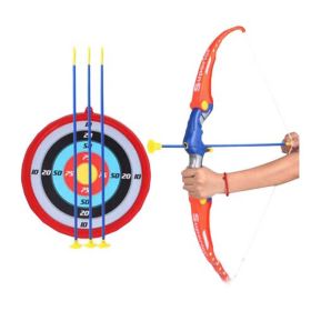 Sport Toy Archery Bow And Arrow Set for Kids - Suction Cup Arrows And Target,C