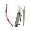 Kids Toy Children Bows Sword Shield Combination Set Simulation Archery,A