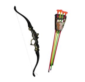 Action Hunting Series Toy Archery Bow & Arrow Set with Target and Accessories,A