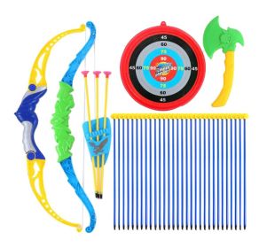 Archery Bow And Arrow Toy Set - Suction Cup Arrows,Target,and Quiver For Boys,D