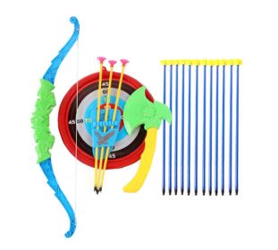Archery Bow And Arrow Toy Set - Suction Cup Arrows,Target,and Quiver For Boys,G