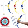 Archery Bow And Arrow Toy Set - Suction Cup Arrows,Target,and Quiver For Boys,G