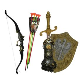 Sword Shield Combination Archery Shooting Set for Kids With 4 Targets-01