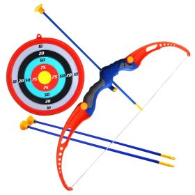 Toy Bow & Arrow Set With Suction Cup Arrows & Target Archery