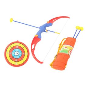 Toy Bow & Arrow Set with Suction Cup Arrows & Target Archery Quiver